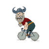 Viking cyclist