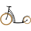 Tretroller zweifarbig