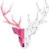 Cerf géométrique