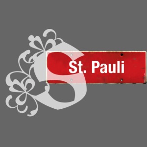 Hamburg -St.Pauli-Schild mit Schmuck-Initial
