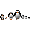 Penguin family