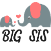 Elefant Schwester Geschwister Liebe Geschenk