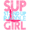Stand up paddle girl