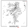 Schwarzplan Marburg Figureground Diagram square