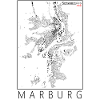 Schwarzplan Marburg Figureground Diagram