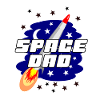 Space dad best dad Geschenkidee