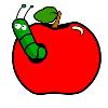 Caterpillar apple