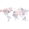 World map squares