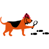 Search-and-rescue dog