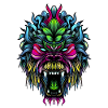 Gorilla Farbe