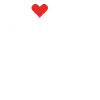 i love bwl white