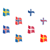 Flags Scandinavia