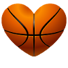 Cadeau coeur de basket