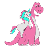 Einhorn Dino