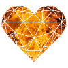 3D heart flames fire