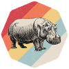 Nilpferd Hippo Hippopotamus Flusspferd Geschenk