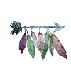 Feathered Indian arrow