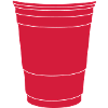 Roter Becher
