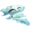 Cloud paragliding paraglider gift