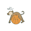 Basketball Monkey Affe