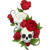 Skull and Rose