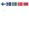 Viking helmet Scandinavia 100% Scandinavian flag