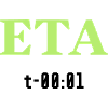 ETA / Estimeret tidspunkt for ankomst i T-1s