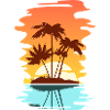 Holiday sun beach