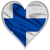 Finland heart design
