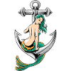 Siremankerschulseemannmädchen-Piratent-shirt