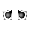 Sad eyes