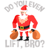 Weihnachten Santa Fitnesstudio