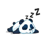 Sleeping panda