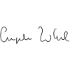 Bondskanselier Angela Merkel handtekening