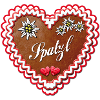 Lebkuchenherz Spatzl Gingerbread heart