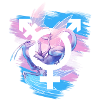 Transgender Pride Dragon