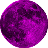 Mysterious Pink Full Moon