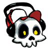 Skull With Headphones