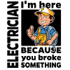 Electrician - I'm here because you ...