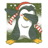 Cadeau de Noël Pingouin Noël