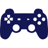 Gamepad Silhouette Art Print