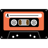 Kassette (Orange) ! Geschenk Idee !