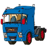 Blue tractor