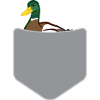 Duck i en lomme Cute Duck Lovers Gave T-shirt