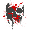 Skull red