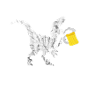 Cadeaux Bière Saurus Dinosaure