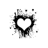 Heart black