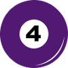 Billiard ball number 4