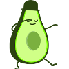 Dabbing avocado (b)