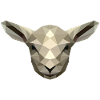 Lamb/sheep in poly design